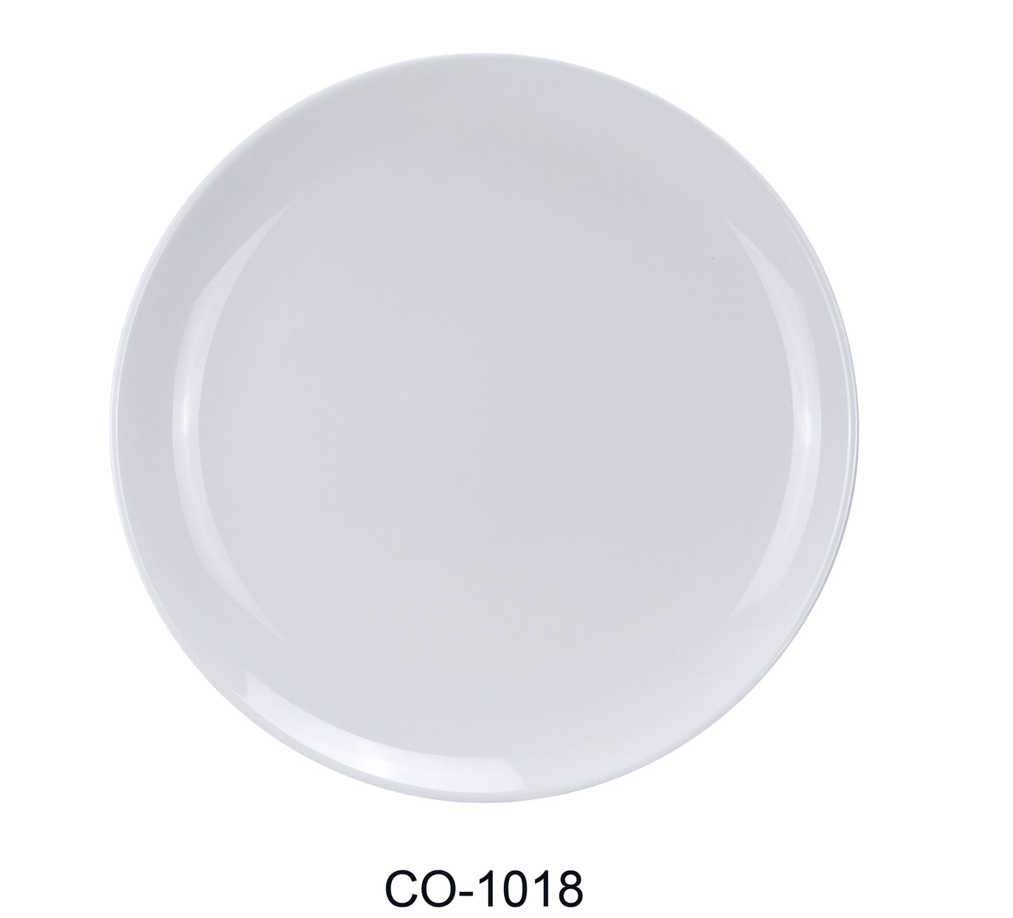 Yanco CO-1018 Coupe Pattern Round Plate | Kitchen + Metal