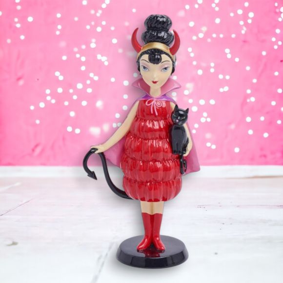 9" Resin Devil Mod Girl