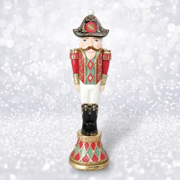 Christmas Carousel Collection - 14.5" Nutcracker on Drum