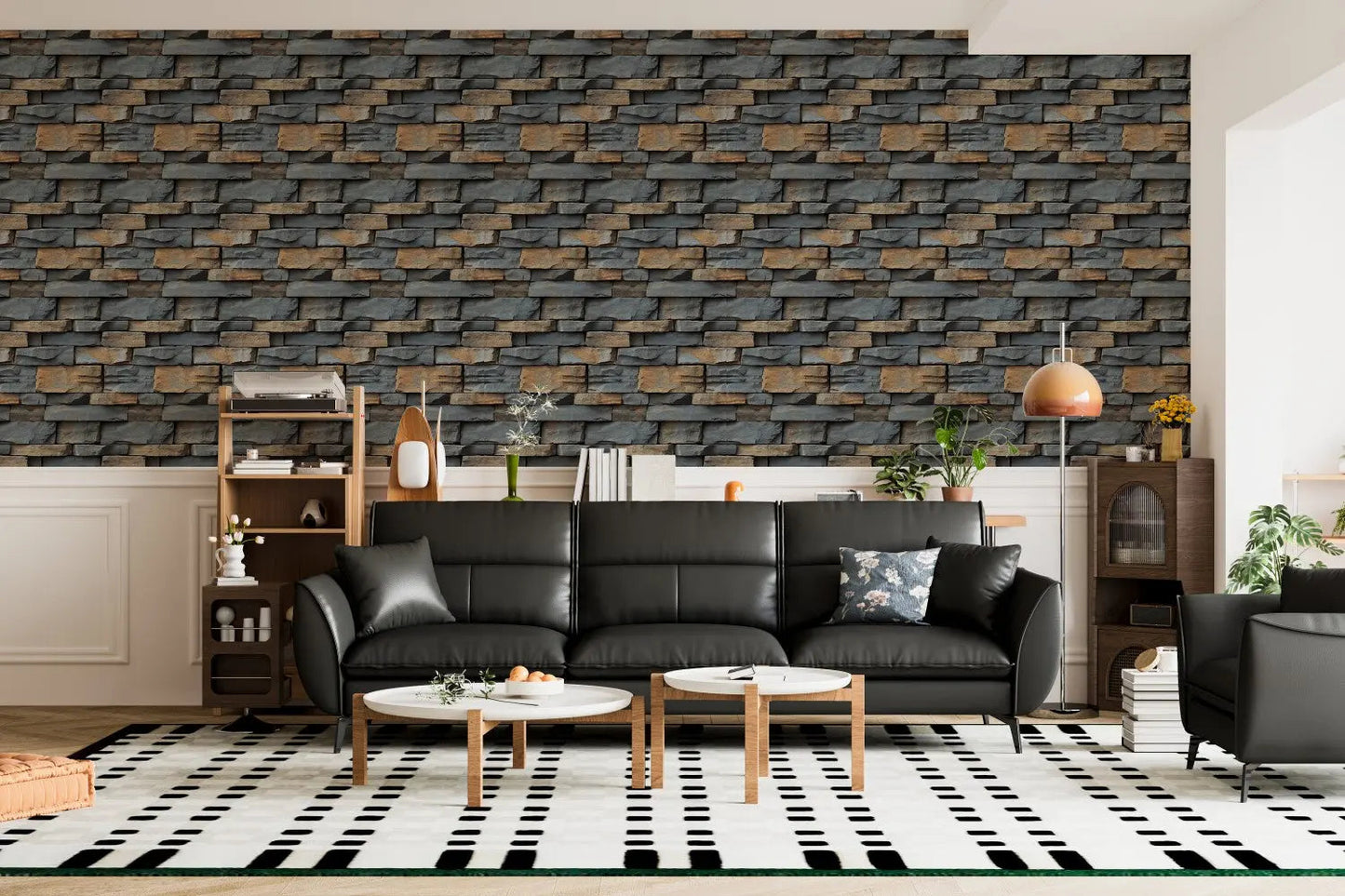 Earthy Slate Ledge Wall