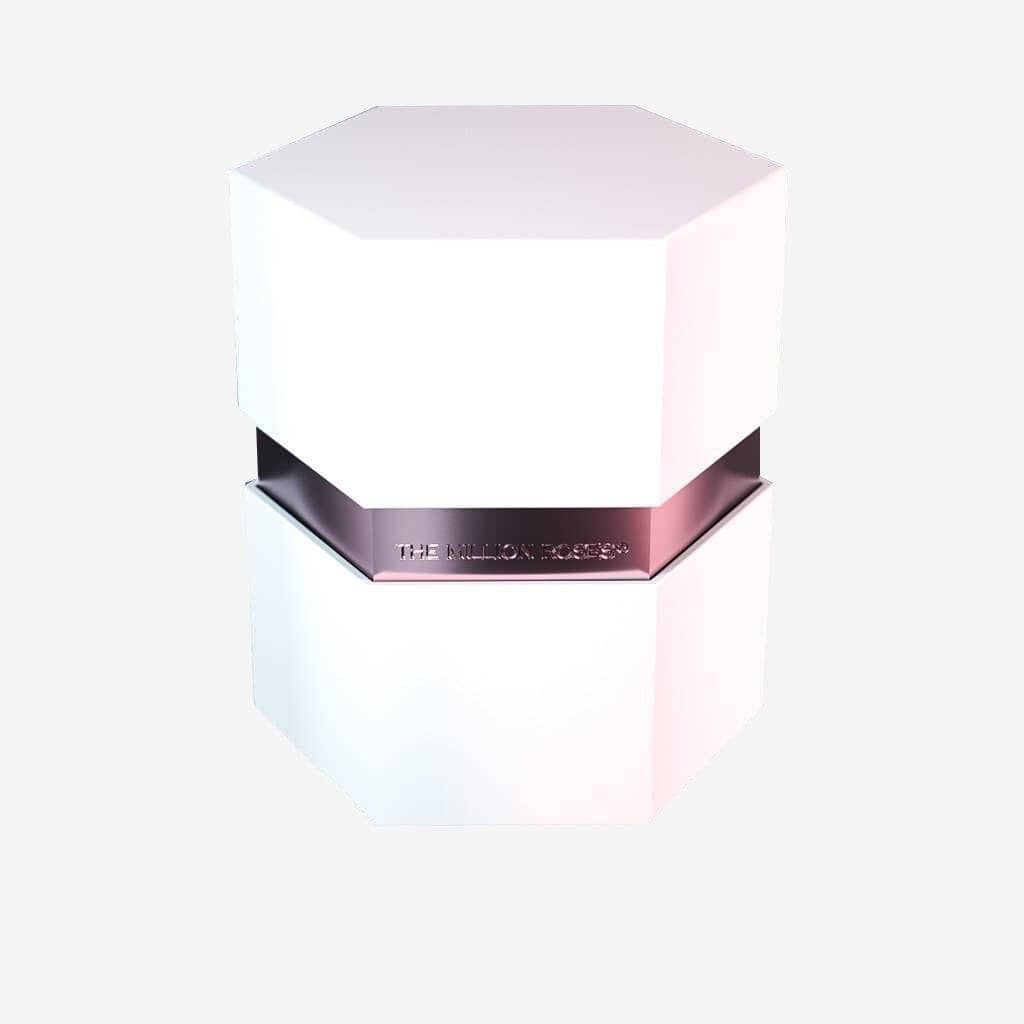 One in a Million™ White Hexagon Box | Gold Rose
