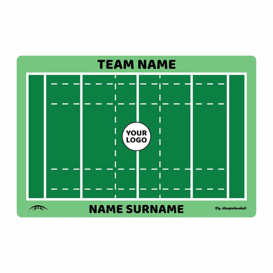 Custom Rugby Magnetic Coaching Board 15.7'' x 10.6'' / 40 x 27 cm
