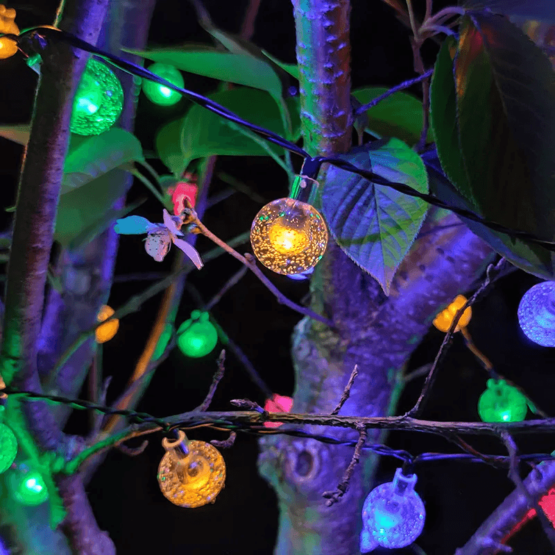 Solar Bubble Balls Lamp String Lights
