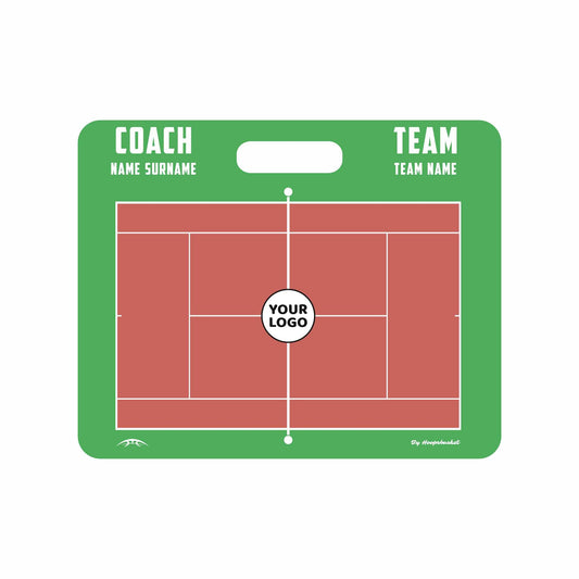 Custom Tennis Magnetic Coaching Board 11.4'' x 9.4'' / 29 cm x 24 cm