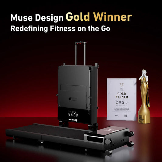 DeerRun Z20 Suitcase-Style Treadmill – Foldable Deck, Ultra Compact with LED Display