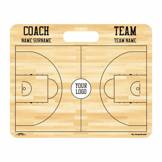 FIBA Custom American Style Magnetic Coaching Board 15.7'' x 12.6'' / 40 cm x 32 cm
