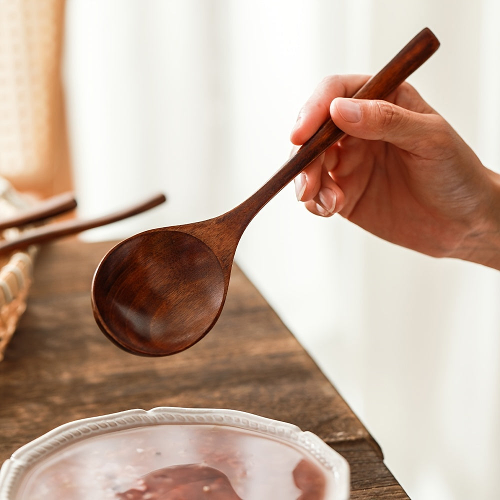 Elegant Wooden Spoon for Healthy Meal Prep | Kitchen + Metal
