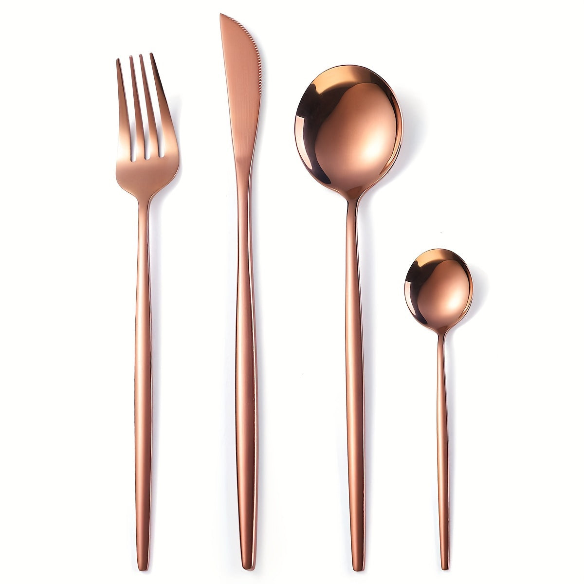 30pc Stainless Steel Cutlery Set Knives Forks Spoons