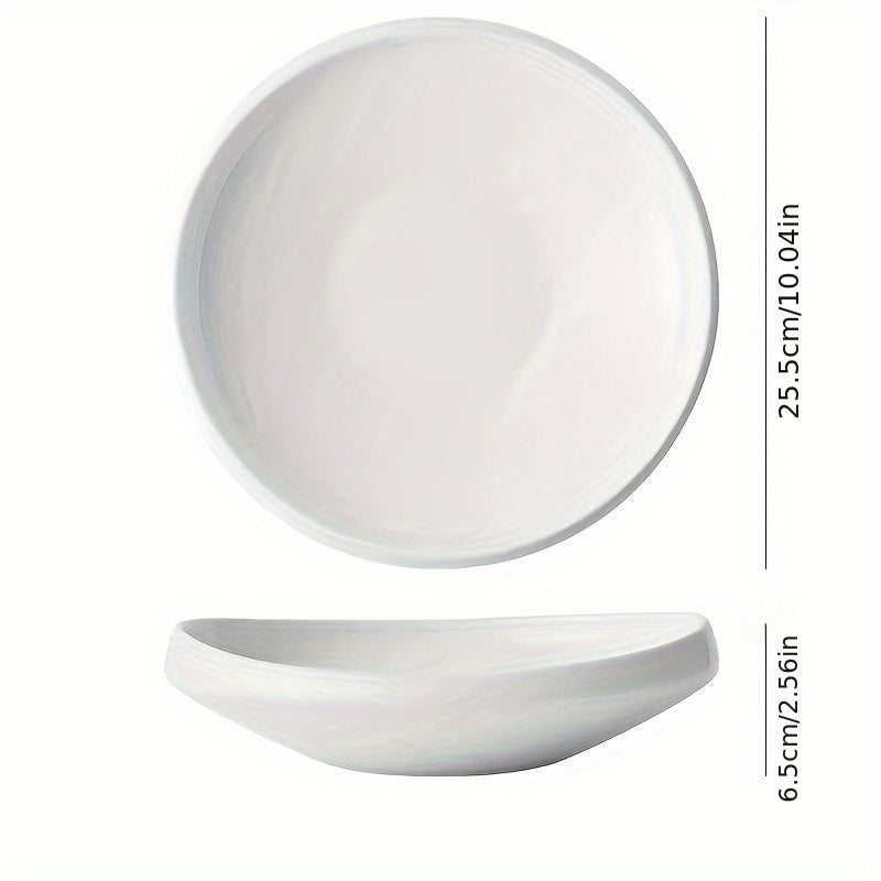 Elegant MicrowaveSafe Ceramic Dinnerware Set for Home Restaurants