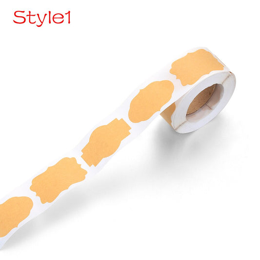 300PCS/set Merry Christmas Blank Kraft Handmade