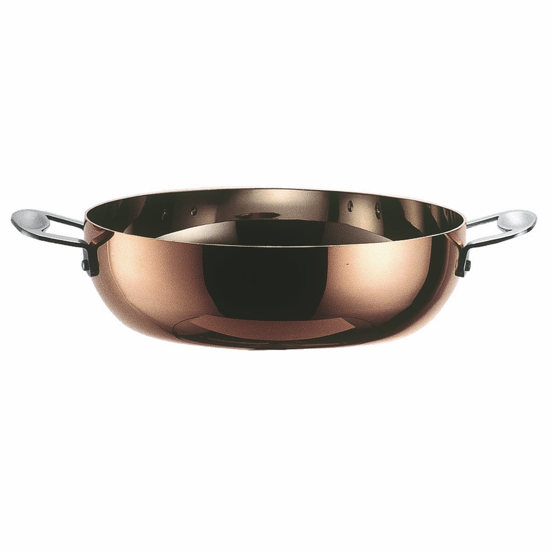 SAUTE PAN 2 HANDLES WITH LID CM 28 TOSCANA