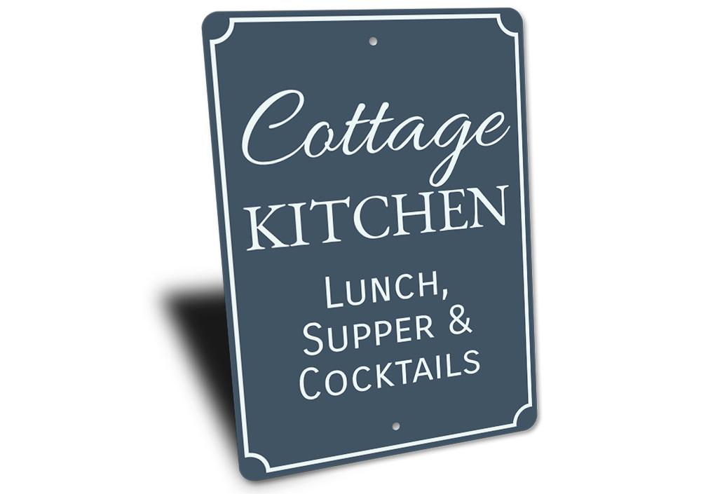 Cottage Kitchen Sign | Home Decor | Kitchen + Metal