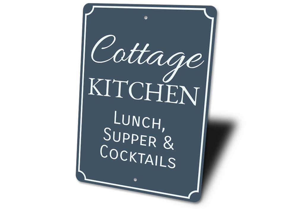 Cottage Kitchen Sign | Home Decor | Kitchen + Metal