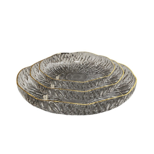 PetalShaped Snack Plates Set 3 Stylish Serving Platters