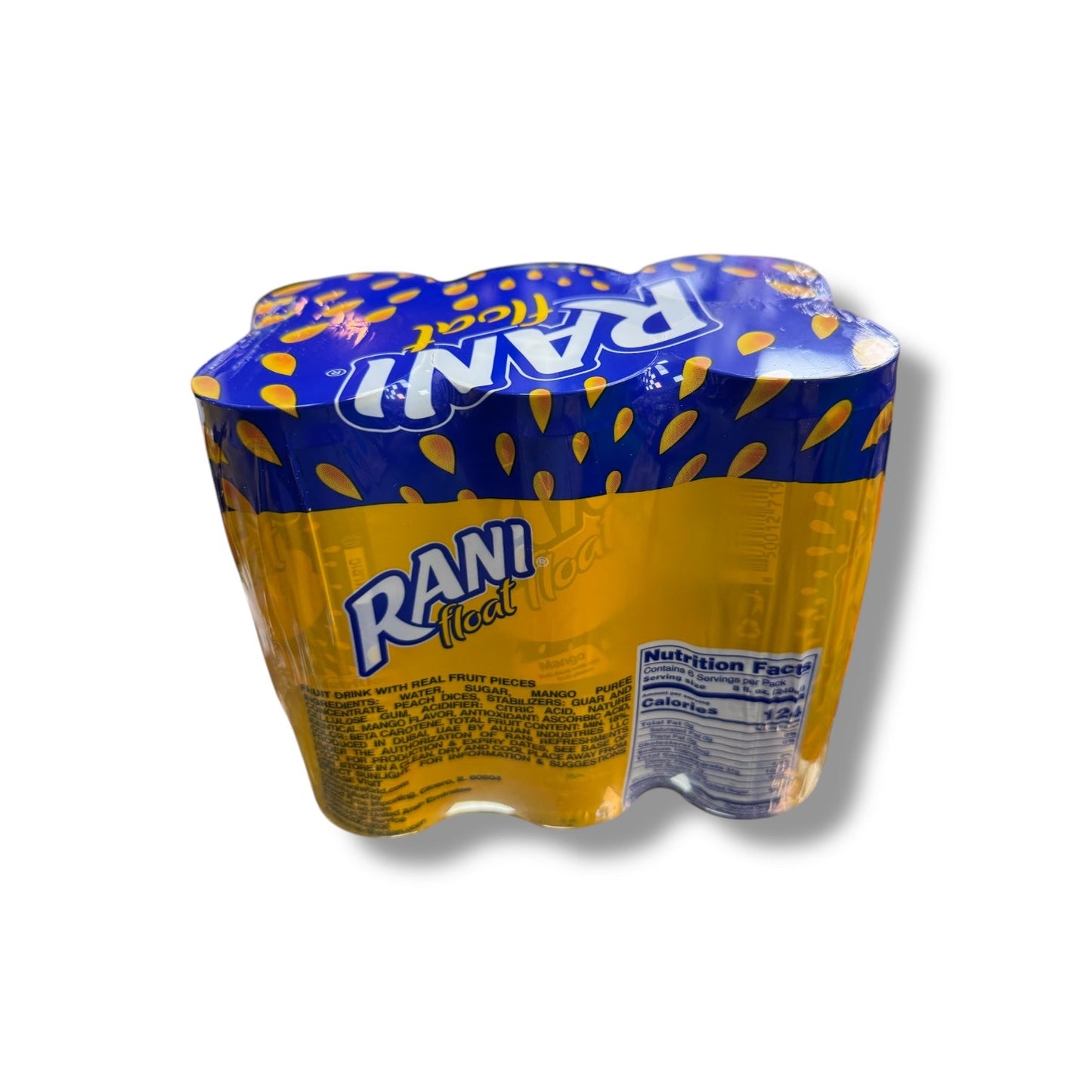 Rani Float Mango - Refreshing Real Mango Juice Drink with Real Mango Pieces - 6 Pack (240ml Each)
