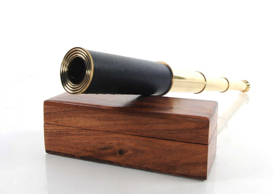 1.5inches x 15inches x 1.5inches Handheld Telescope in Wood Box