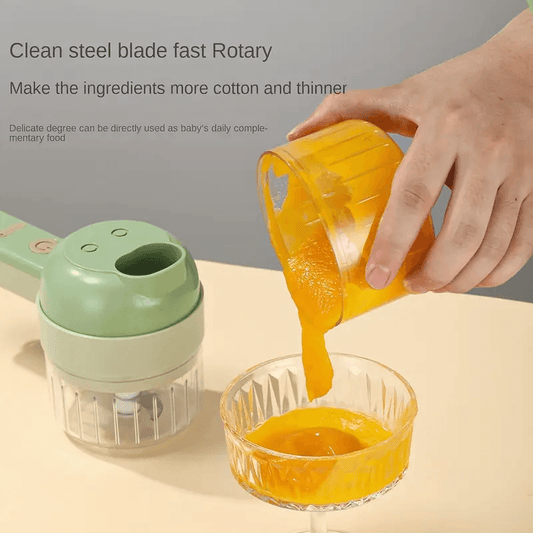 4 In 1 Handheld Electric Vegetable Cutter