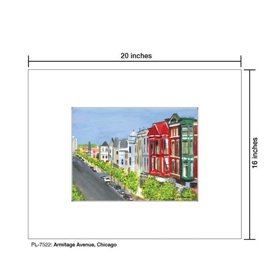 Armitage Avenue, Chicago, Print (#7522A)