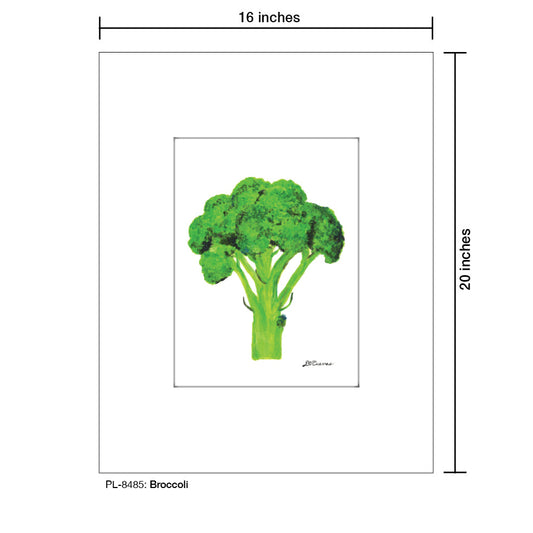 Broccoli, Print (#8485A)