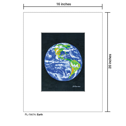 Earth, Print (#7867A)