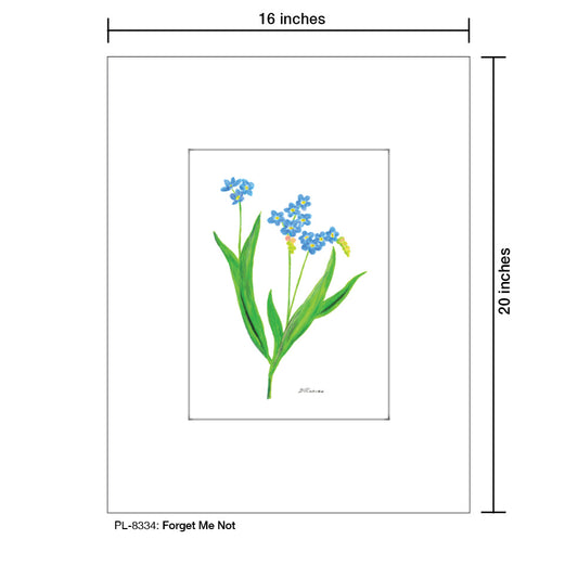 Forget Me Not, Print (#8334F)