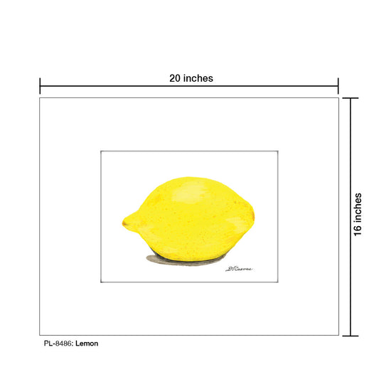 Lemon, Print (#8486A)