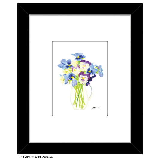 Wild Pansies, Print (#8137E)
