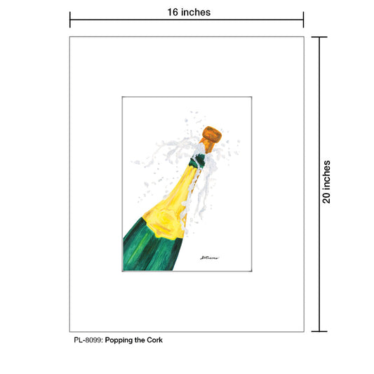 Popping the Cork, Print (#8099F)