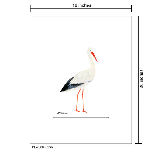 Stork, Print (#7308B)