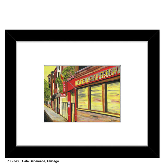 Cafe Ba Ba Reeba, Chicago, Print (#7430A)