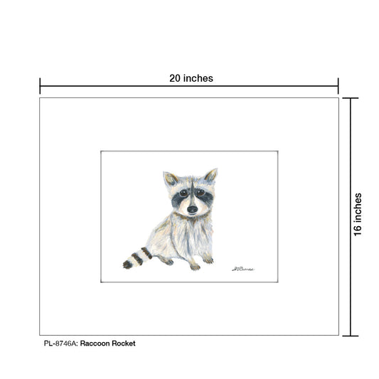 Raccoon Rocket, Print (#8746A)