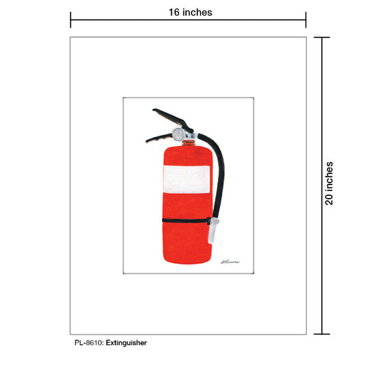 Extinguisher, Print (#8610C)