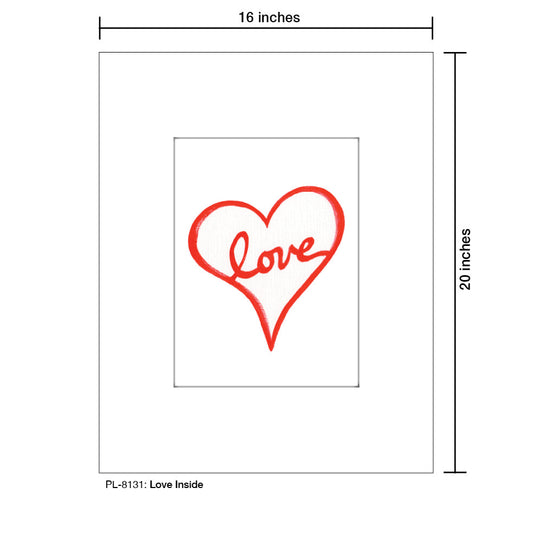 Love Inside, Print (#8131A)