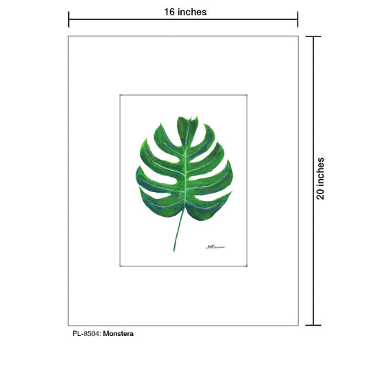 Monstera, Print (#8504B)