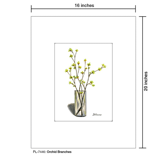 Orchid Branches, Print (#7446A)