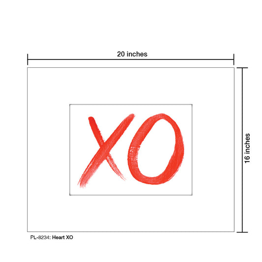 Heart XO, Print (#8234A)