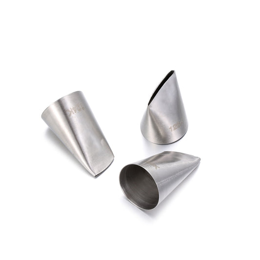 3PCS Stainless Steel DIY Cream Cupcake Rose Petal