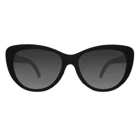 "It's Noir, Darling" Glam G Polarized Sunglasses
