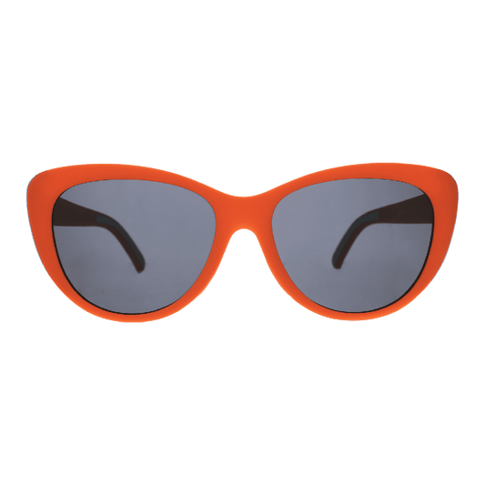 "Ties Cherry Stem With Tongue" Orange Glam G Polarized Sunglasses
