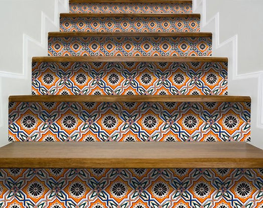 Decorative Tile stickers set of 24 Peel & Stick