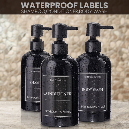 Elegant 3Piece Soap Dispenser Set Modern Bathroom Upgrade