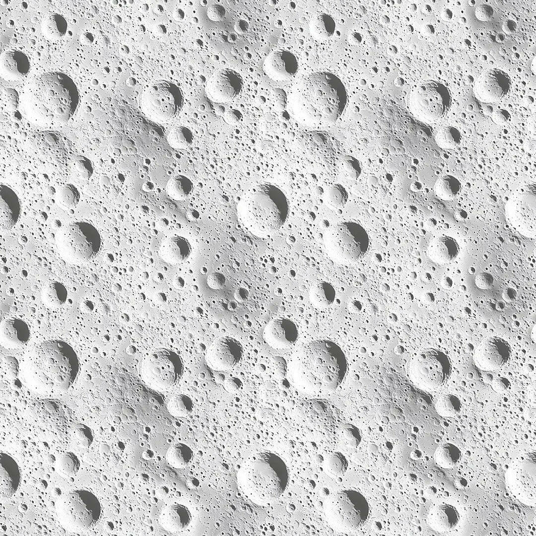 Celestial Cratered Moonscape