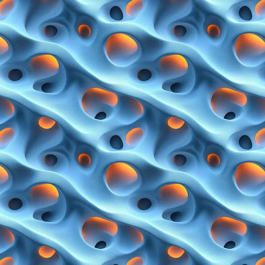 Subsurface Glow Organic Waves