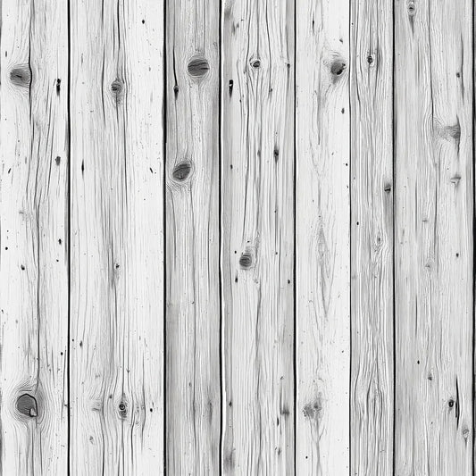 Silvered Timber Plank Wallpaper