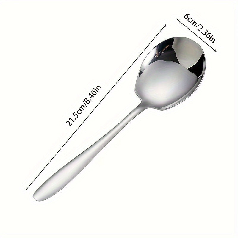 Multipurpose Stainless Steel Serving Spoon for Restaurants Dorms