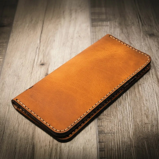 The Houstonian Long Wallet - Chestnut Brown