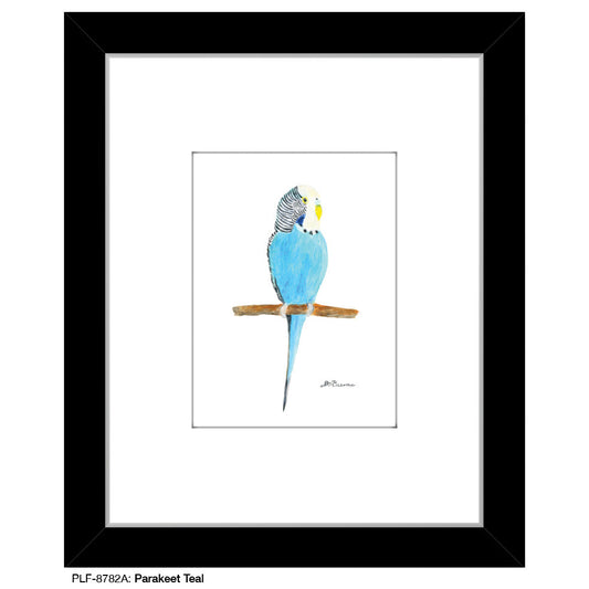 Parakeet Teal, Print (#8782A)