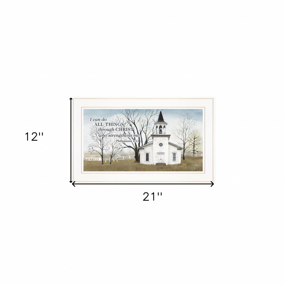 Amazing Grace 4 White Framed Print Wall Art | Home Decor | Kitchen + Metal