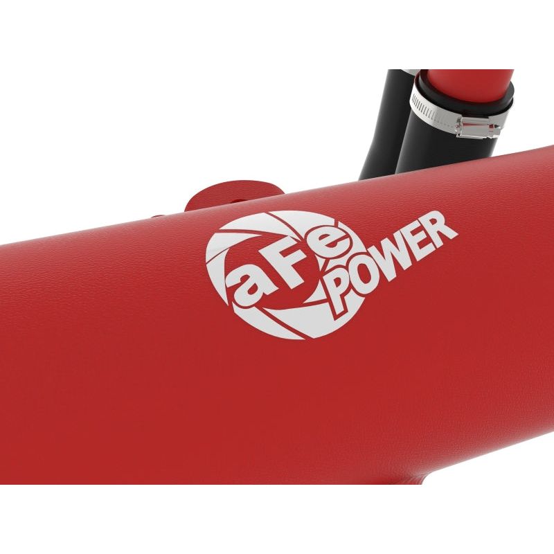 aFe 22-24 Ford Bronco Raptor BladeRunner Aluminum Hot and Cold Charge Pipe Kit Red