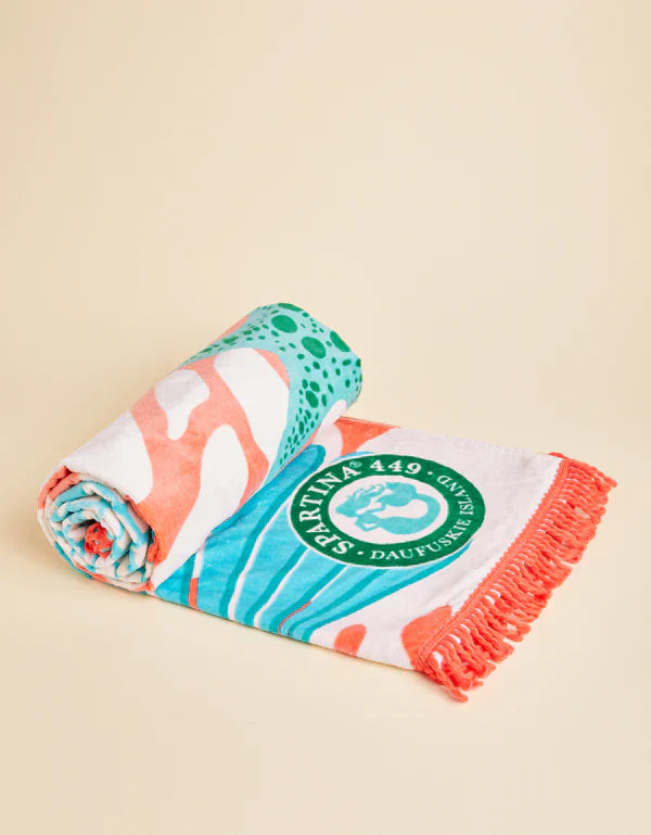 Beach Towel Ogeechee Sea Life Coral